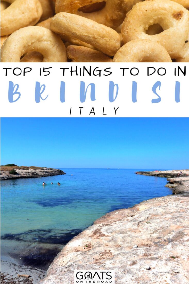 Are you planning a trip to Brindisi and looking for the best things to do? Look no further! Our ultimate Brindisi bucket list has got you covered! From stunning historical sites to breathtaking natural wonders and delicious food experiences, these 15 must-see attractions will give you the ultimate Brindisi experience! | #vacation #holiday #adventure