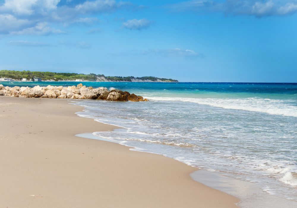 Alimini beach in Otranto