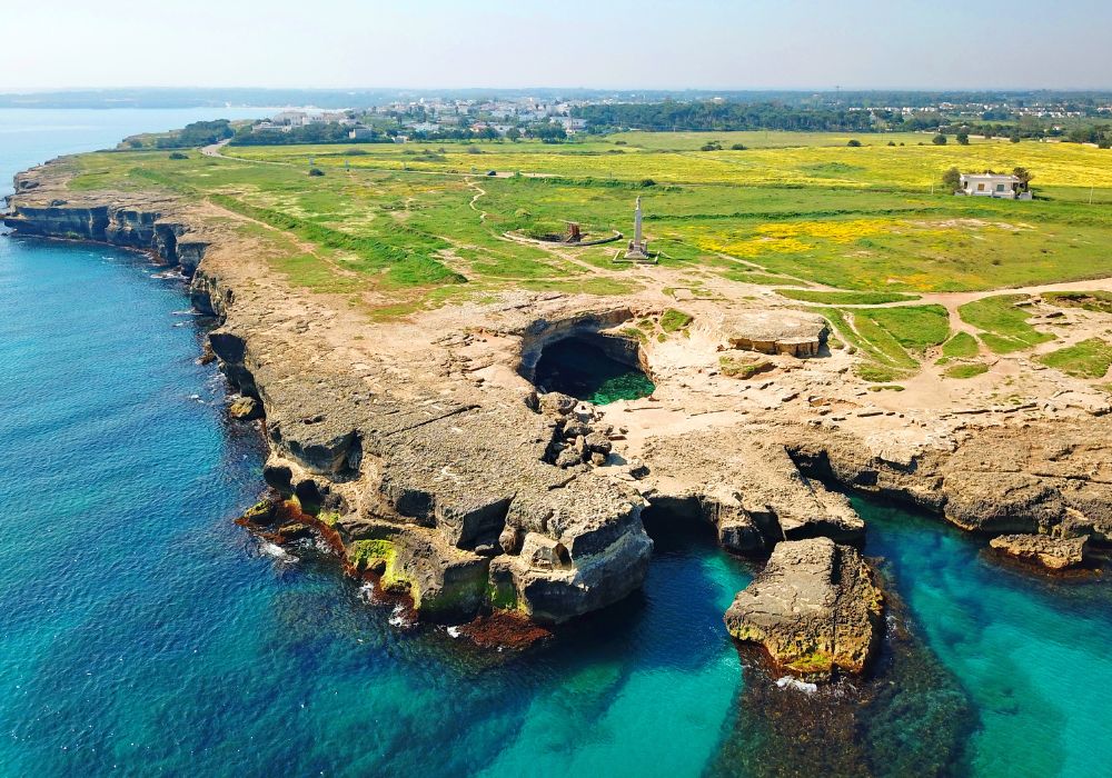 The spectacular Grotta della Poesia cave in Otranto