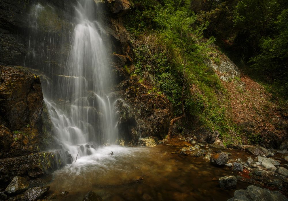 caladonia waterfall in cyprus