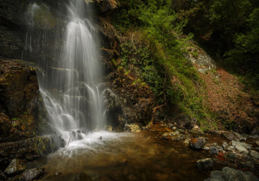 caladonia waterfall in cyprus 