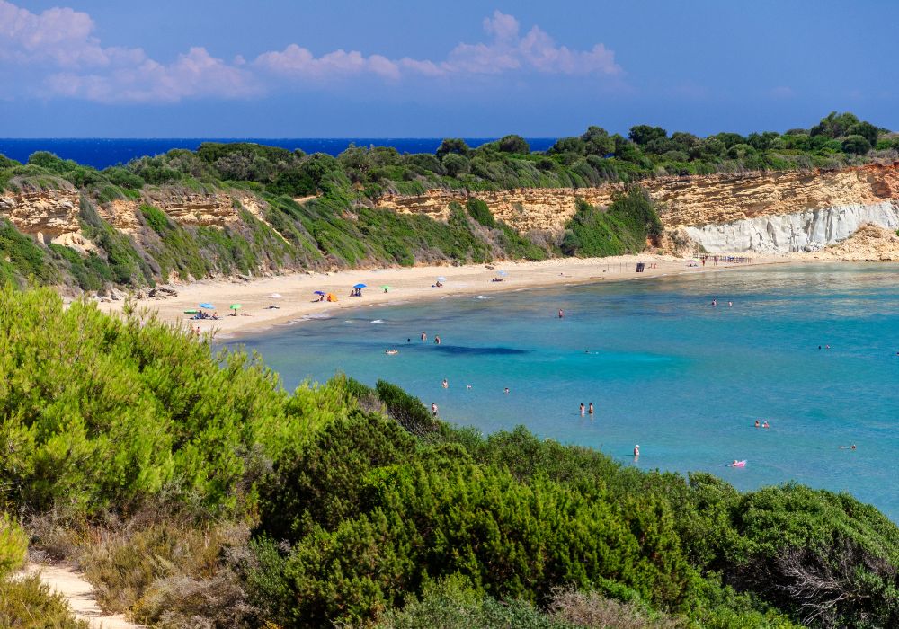 gerakas beach in zakynthos greece