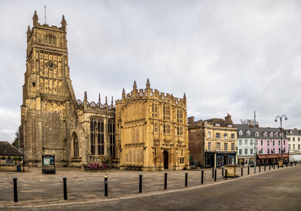 church of st john the baptist in cirencester UK