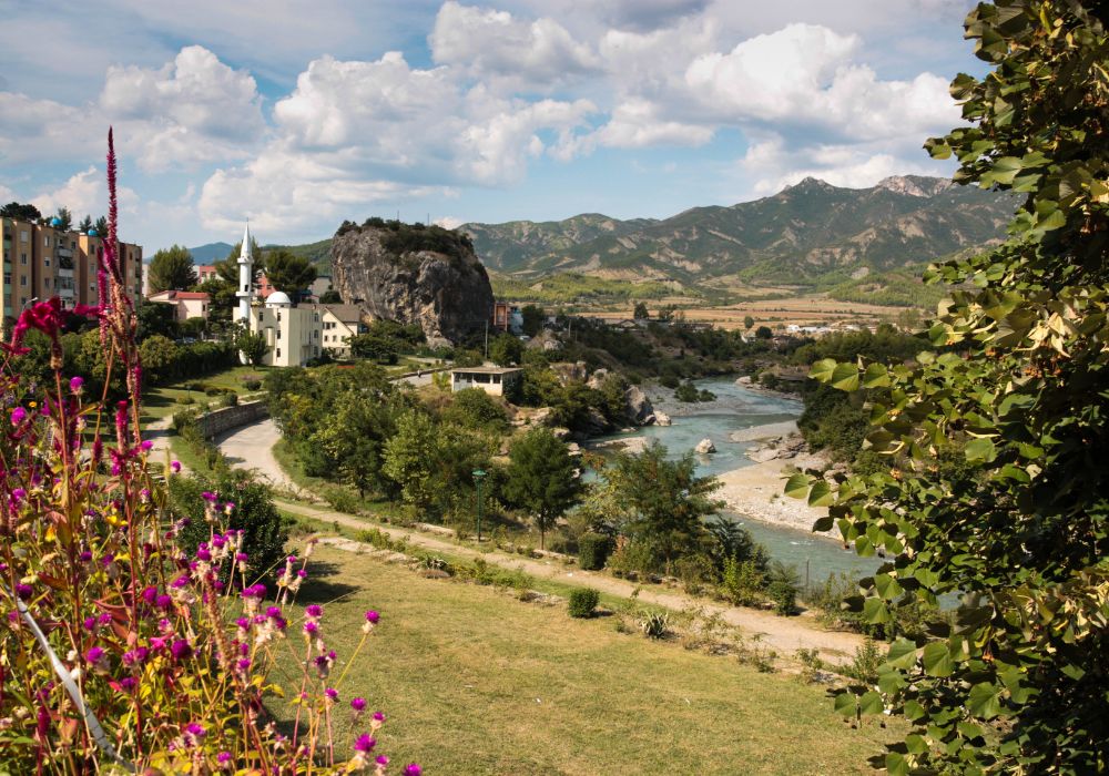 stunning town of Permet in Albania