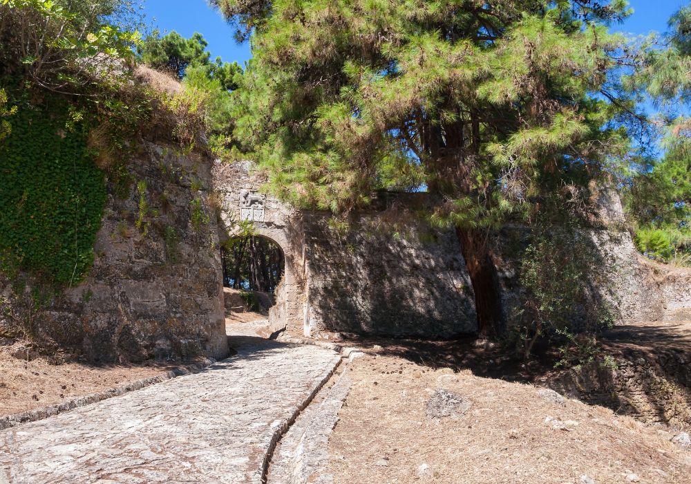 venetian castle in zakynthos greece 