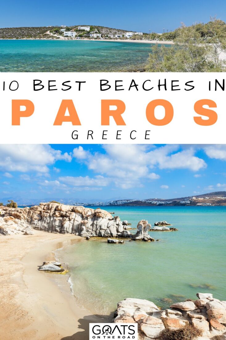 Discover the 10 Best Beaches in Paros, Greece! From crystal-clear waters to pristine sands, we've got you covered with the ultimate guide to Paros' most stunning beaches! Whether you're seeking a secluded cove or a lively stretch of shoreline, you won't want to miss our top 10 picks! | #Greece #Paros #SandyBeaches #TravelParos #IslandEscape 
