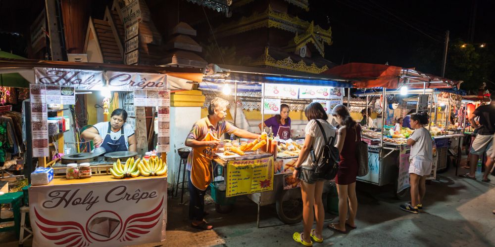 Chiang Mai Sunday night street market