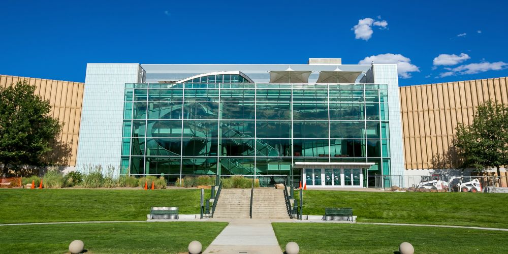 An exterior view of the Denver Museum of Nature and Science