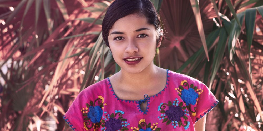 Mayan woman in Merida, Mexico