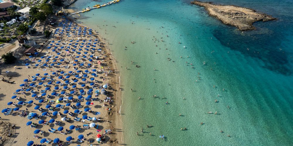 Overhead view of Fig Tree Bay