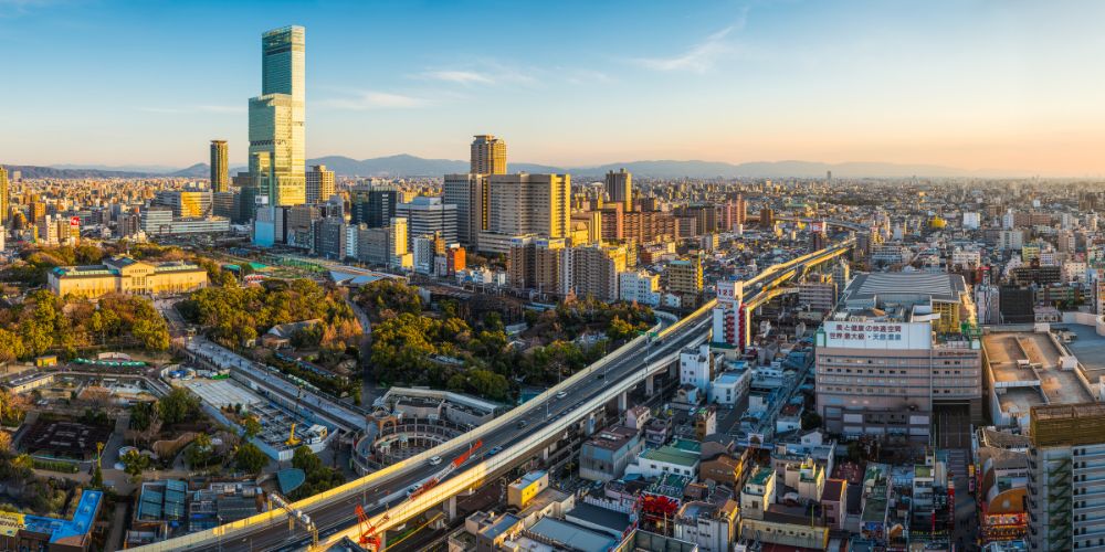 Osaka-aerial-panorama