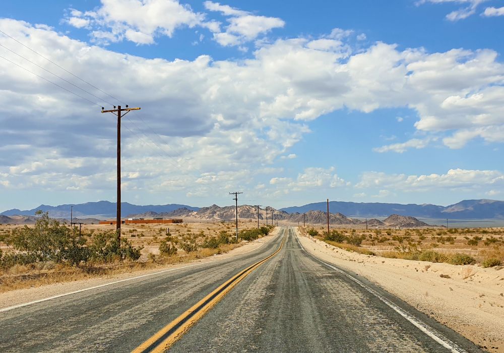 The Route 66 near Williams in Arizona