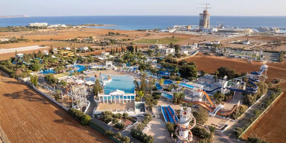 Waterworld Ayia Napa from above