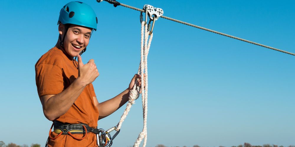 Zipline at the San Miguel Adventure Park