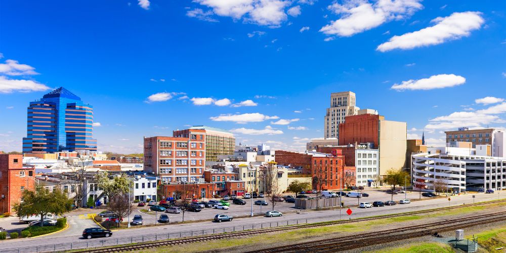 durham north carolina skyline