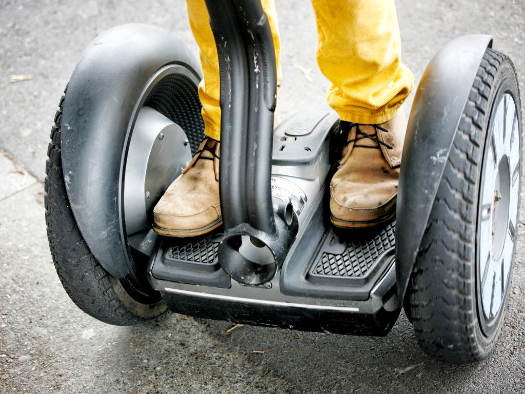 man on a segway