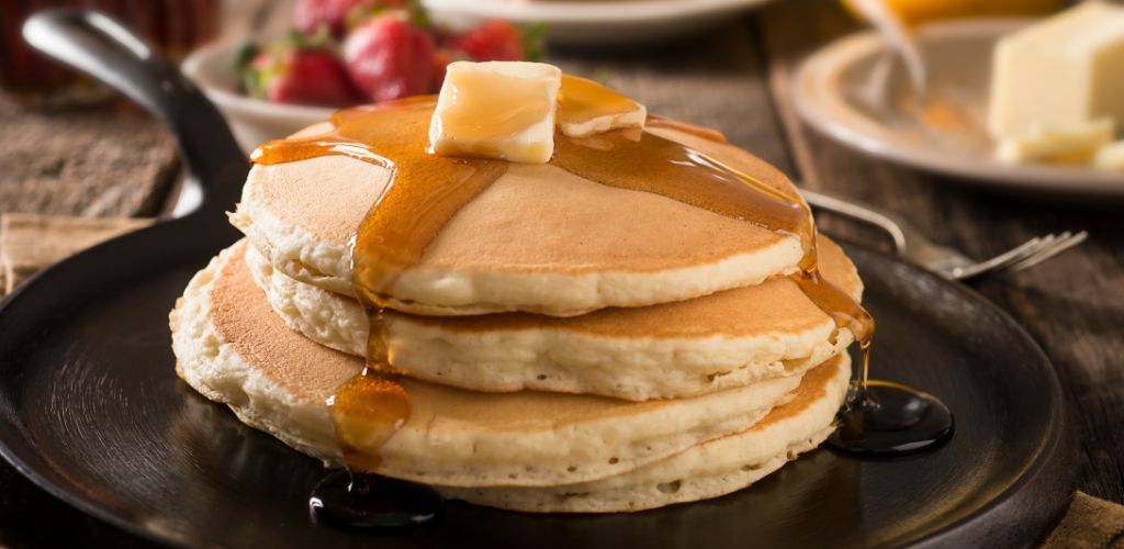 A delicious Buttermilk Pancakes