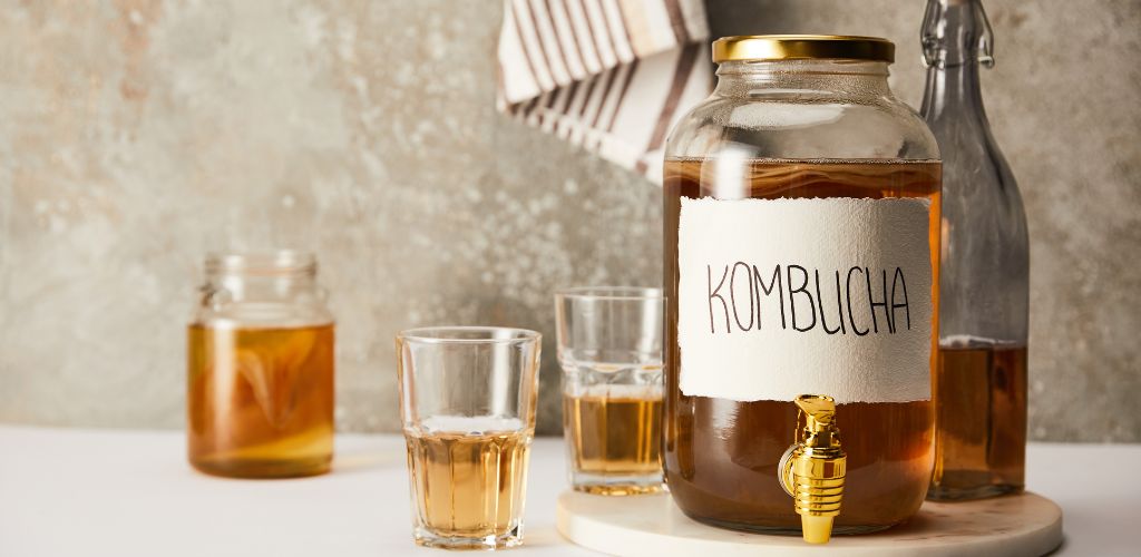 Big jar of Kombucha
