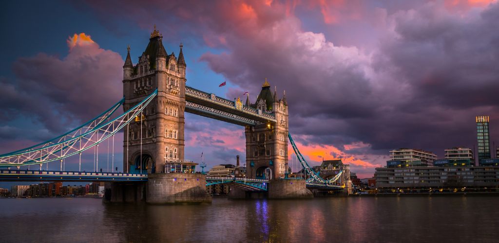 London Bridge on A Sunset