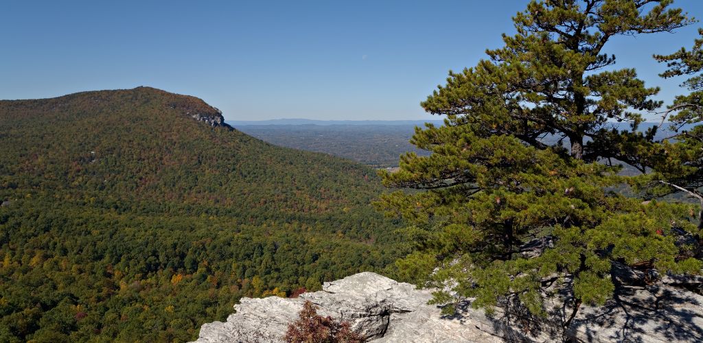 North Carolina fall at Hanging Rock State Park