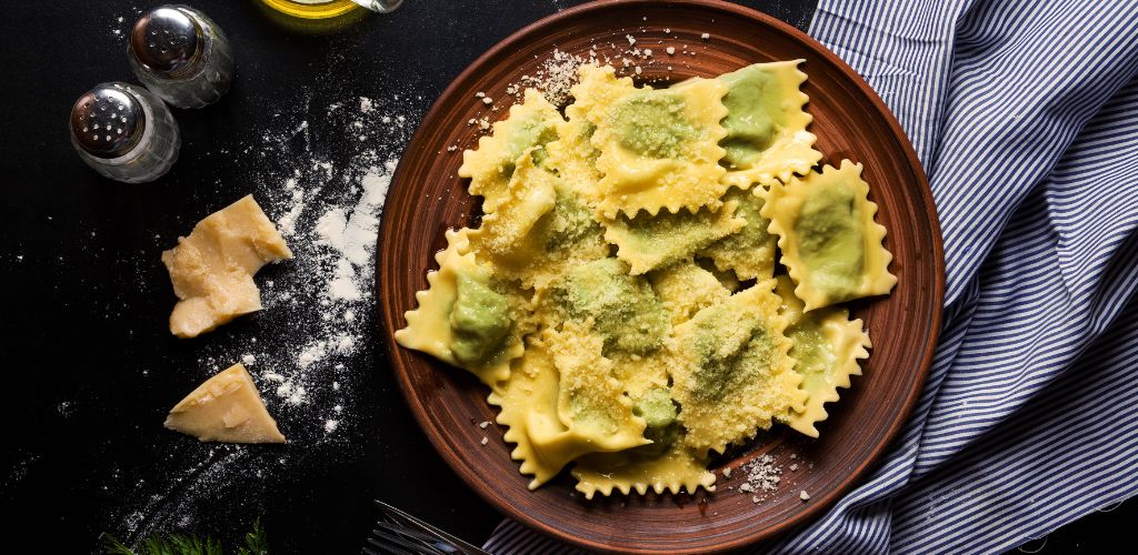 A Delicious Ravioli Dish on a Plate