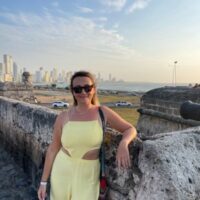 Megan Churchill in Cartagena Colombia