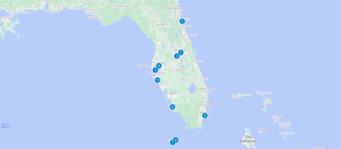 FLORIDA TRAVEL GUIDE visual data 5