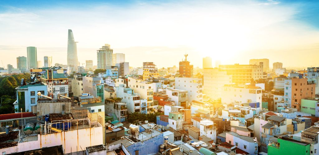 Ho Chi Minh City skyline weather