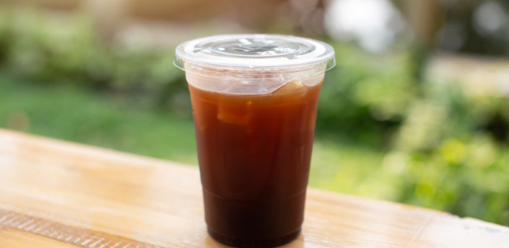 takeaway iced coffee
