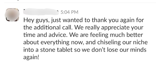 Coaching Program Testimonial