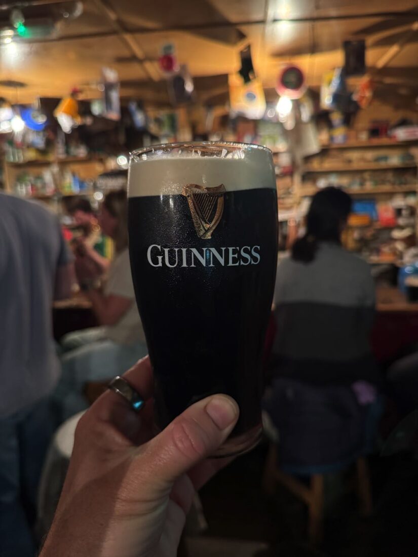 10 Day Campervan Trip in Ireland (Our Itinerary & Experience) beer in Dingle
